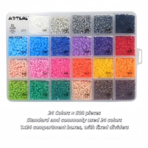 24 Colors Fuse Beads Starter Kit