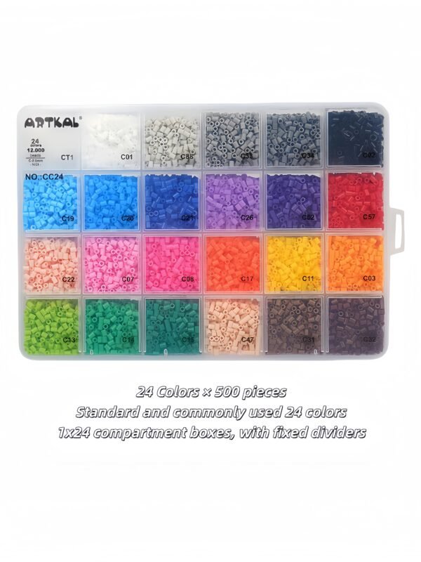 24 Colors Fuse Beads Starter Kit 24 Colors Fuse Beads Starter Kit