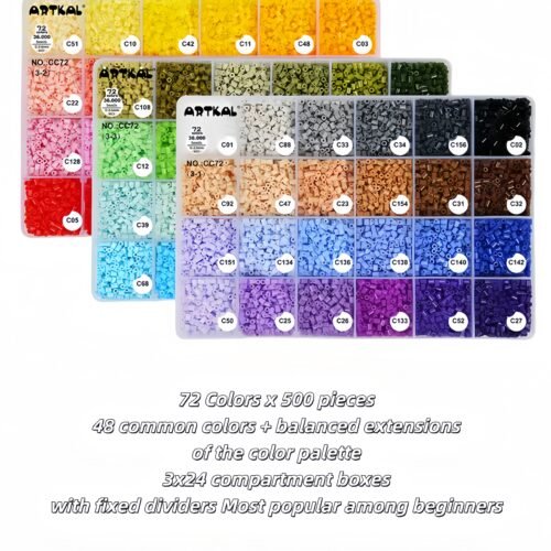 72 Colors Fuse Beads Advanced Kit